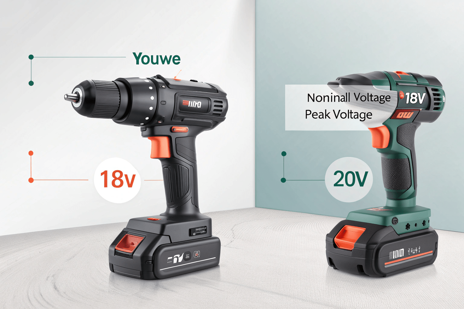 18v vs 20v cordless drill